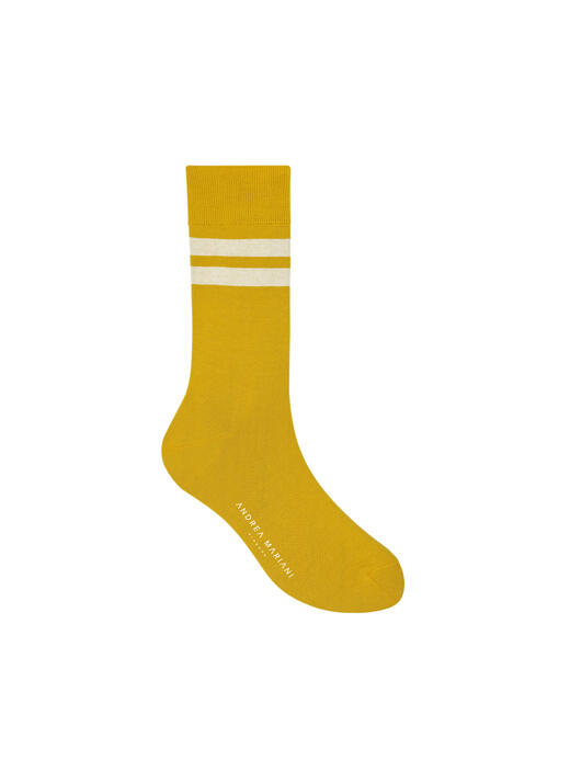 calzino-corto-modello-sporty-giallo